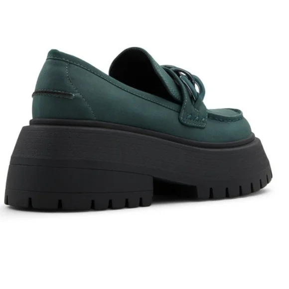 Call It Spring - Ragean Platform Loafers - Green - US7 - Picture 4 of 4